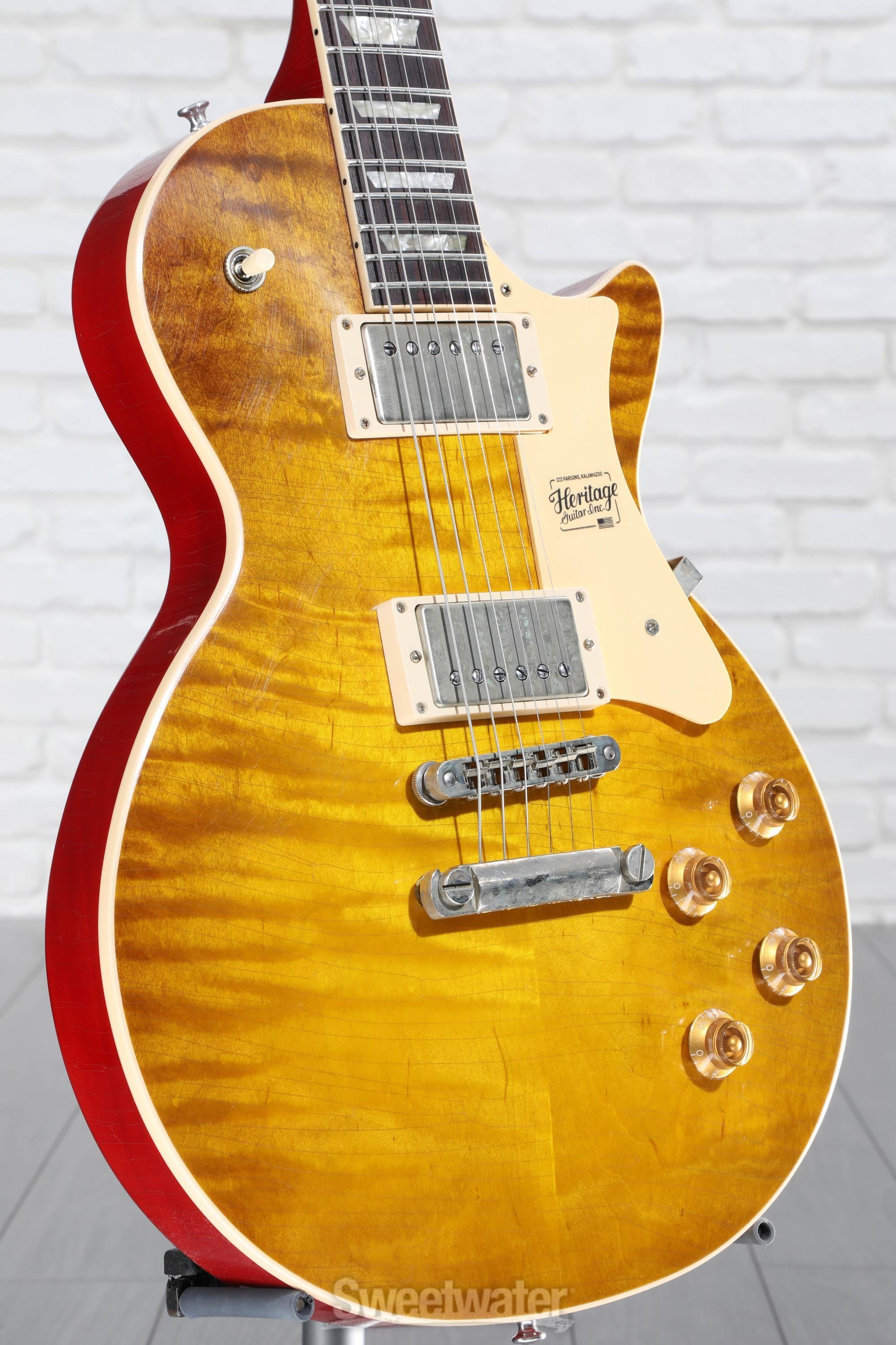 Heritage Artisan Aged H-150 Electric Guitar - Dirty Lemon Burst