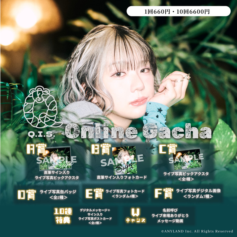 Q.I.S. オンラインガチャ - ANYLANDオンラインガチャ - ANYLAND