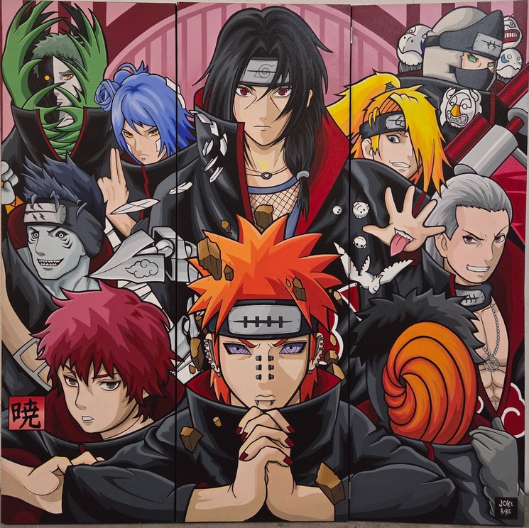 ▷ Akatsuki by Jokerire, 2023 | Posca Paintings | Artsper