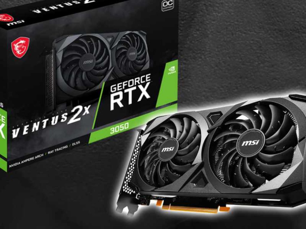 MSIからTORX FAN 3.0を採用したRTX3050搭載グラフィックスカード