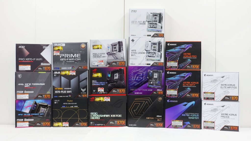 AMD X870EとX870チップセット搭載ソケットAM5プロセッサー対応AMD 800