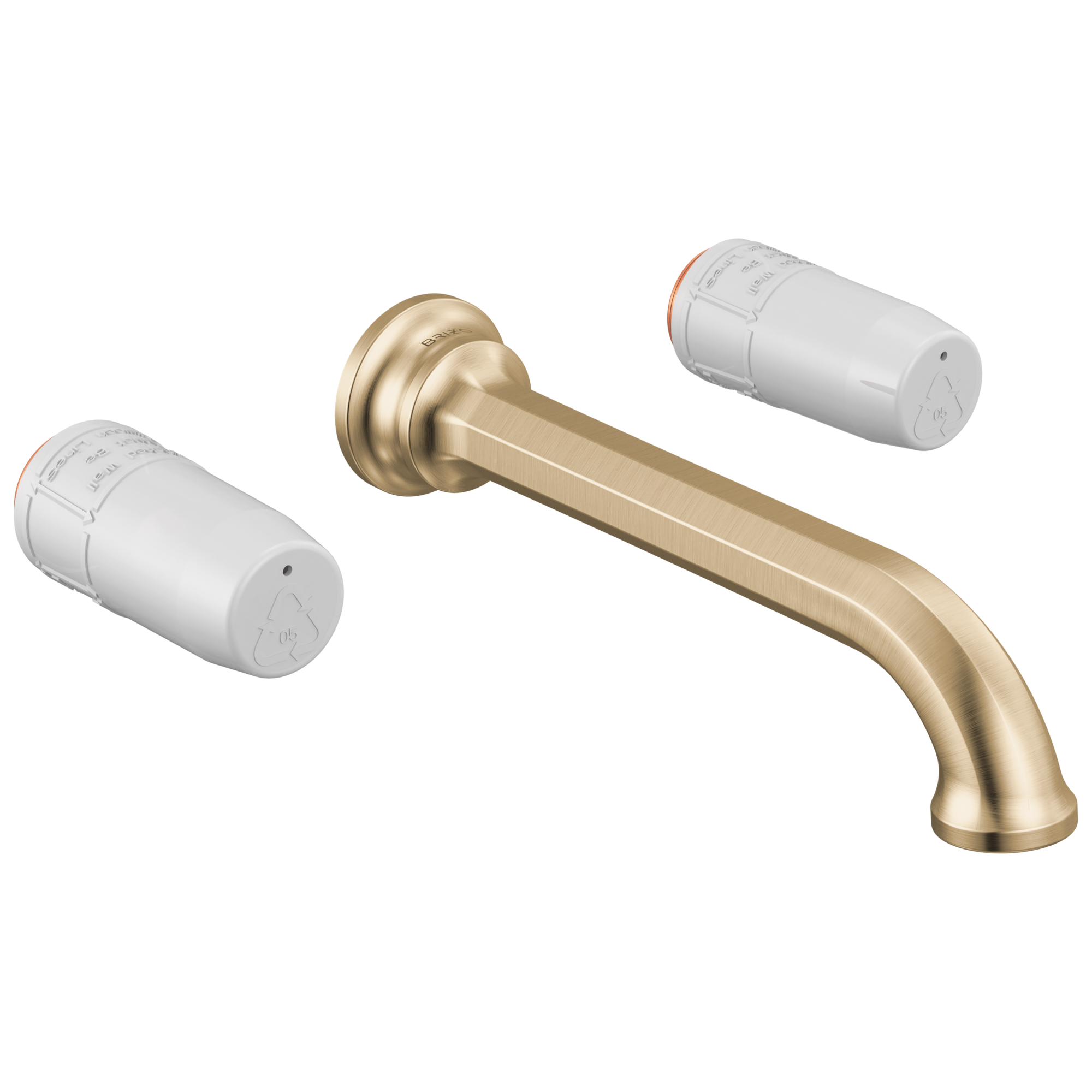 Beauclere™ | Two-Handle Wall Mount Lavatory Faucet - Less Handles