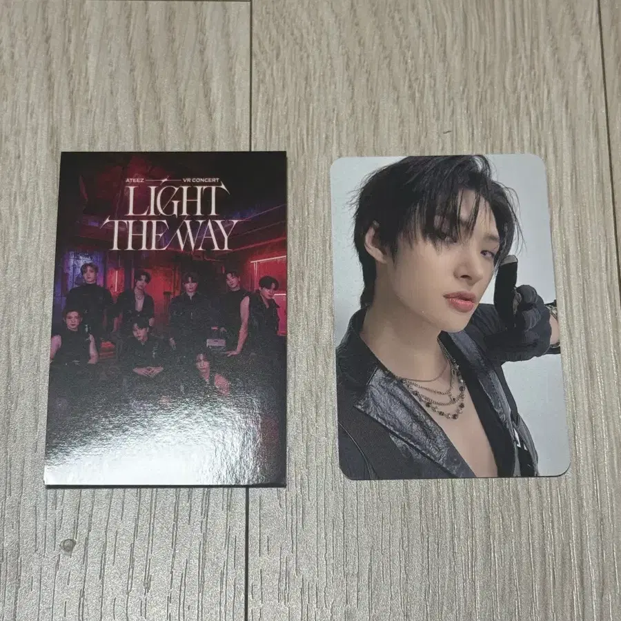 Ateez VR concert admission pre-order benefit photocard LIGHT THE