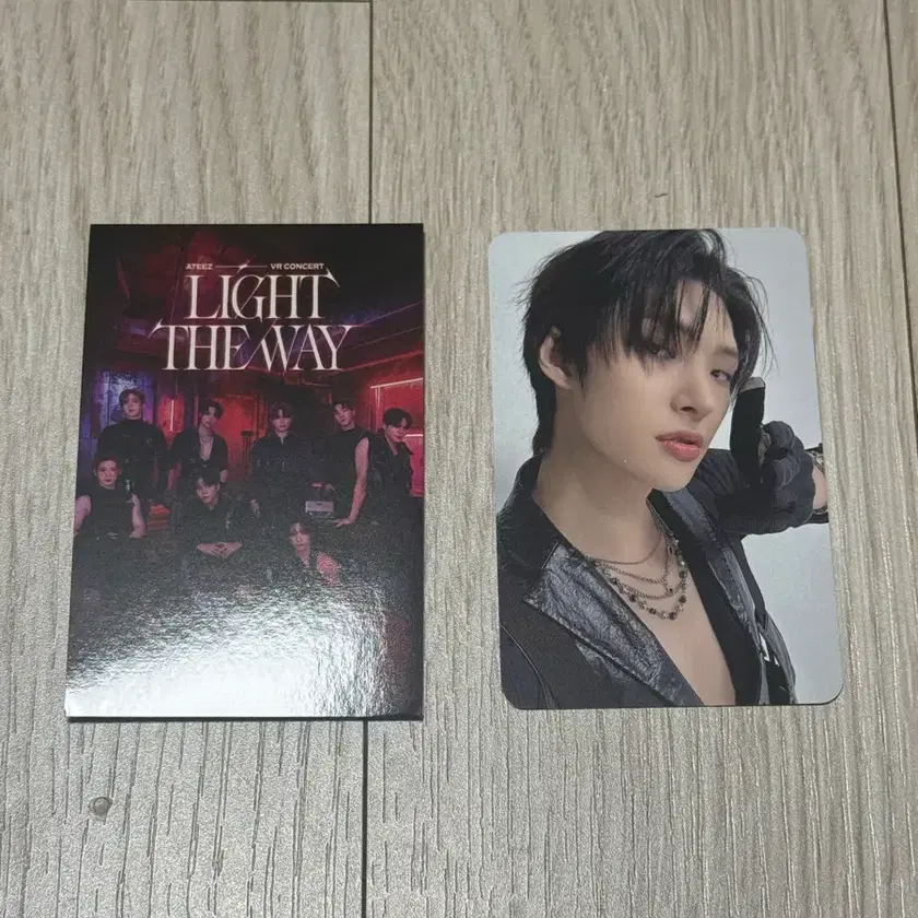 Ateez VR concert admission pre-order benefit photocard LIGHT THE