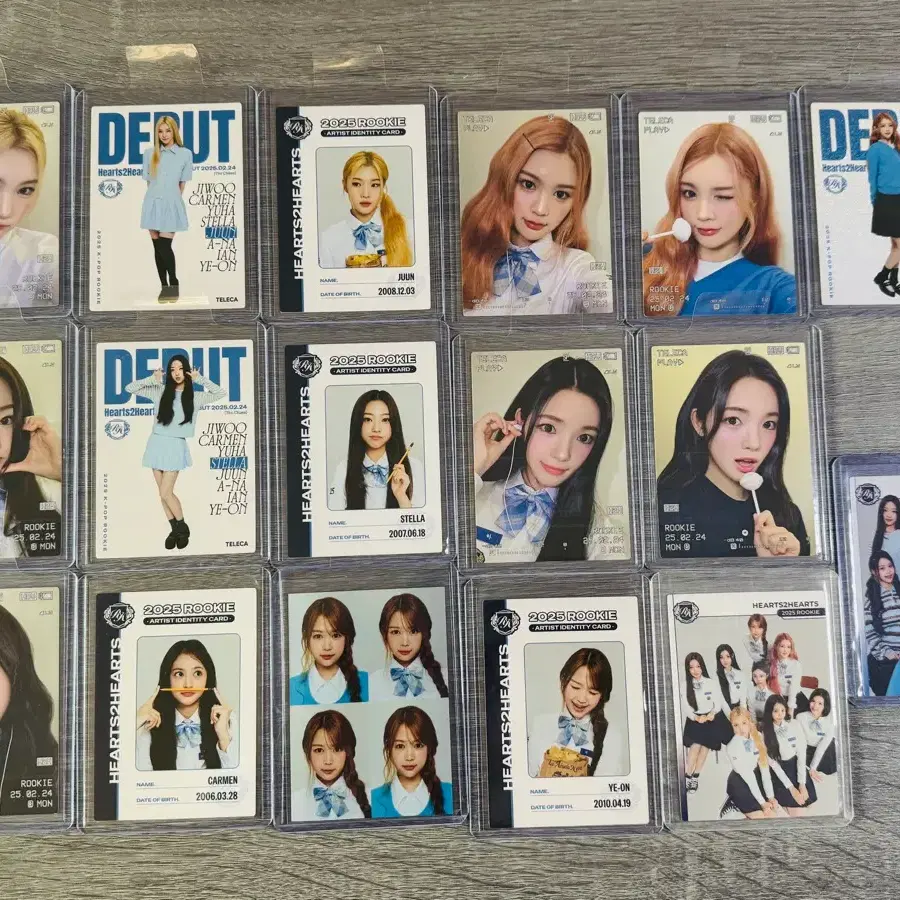 2025 Tereca K-POP Rookie Hearts2hearts 2-photocard set. on Bunjang
