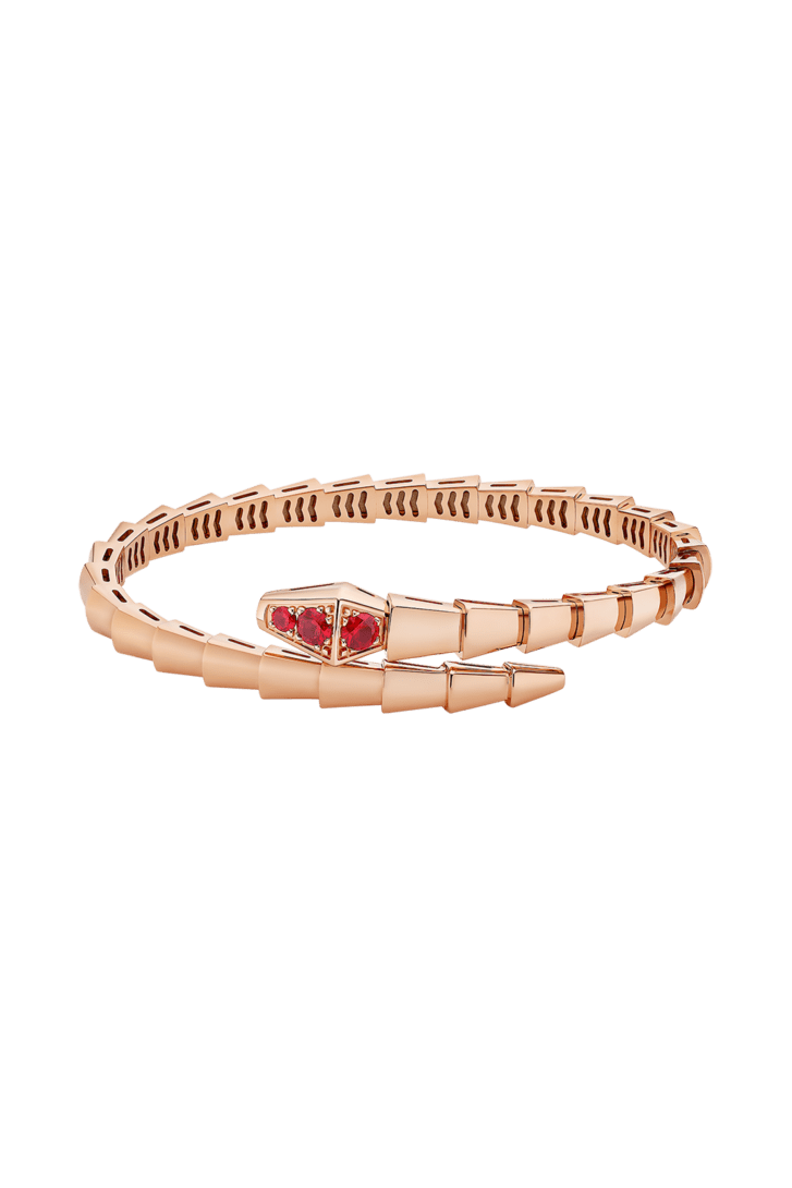 ピンクゴールド セルペンティ ヴァイパー ブレスレット に カラット