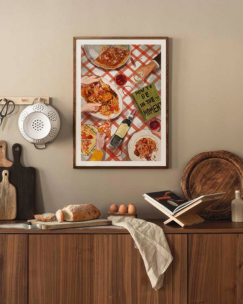 Ekaterina Zagorska - Pizza & Pasta Party Print