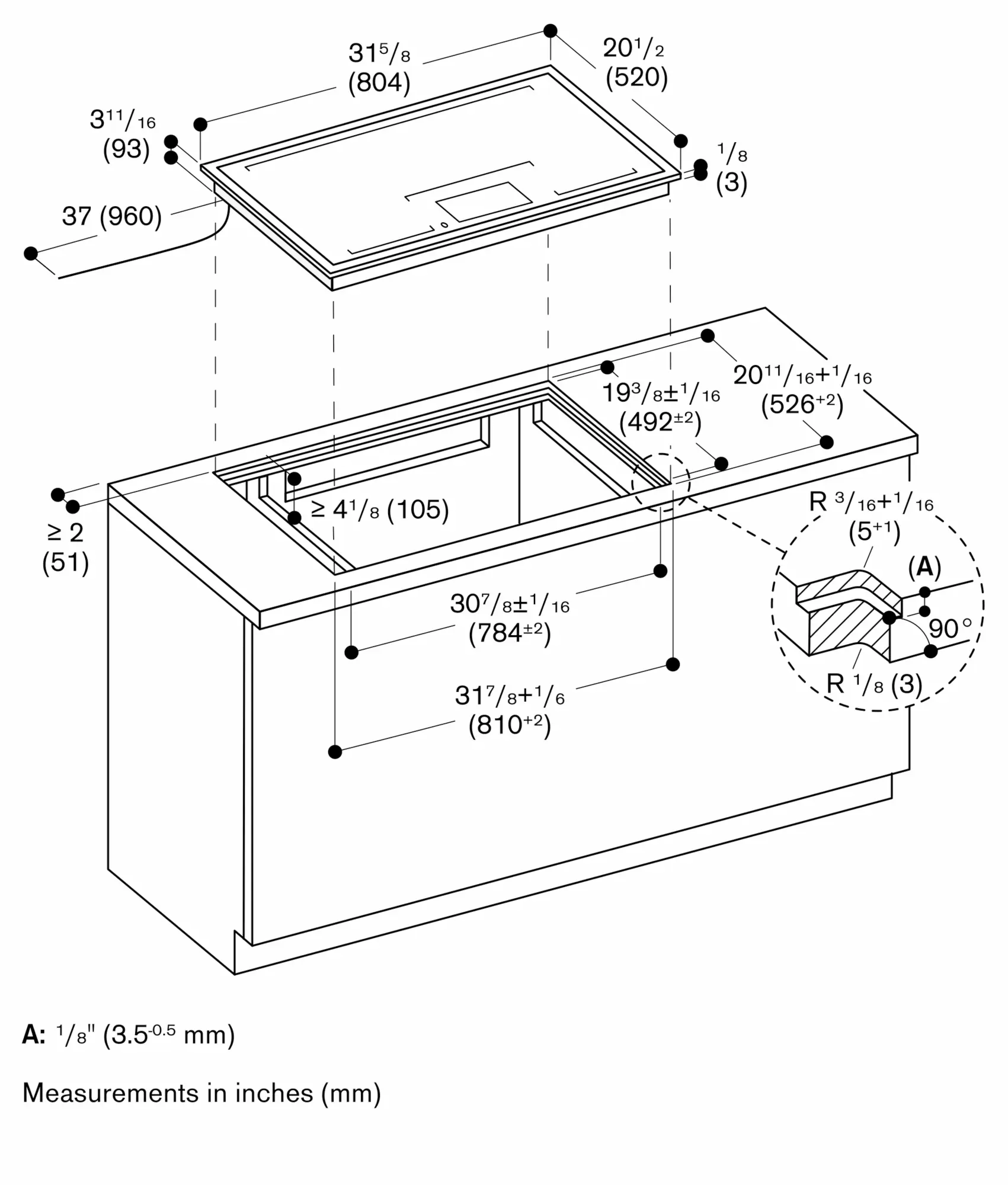CX482612 Full surface induction cooktop | GAGGENAU US