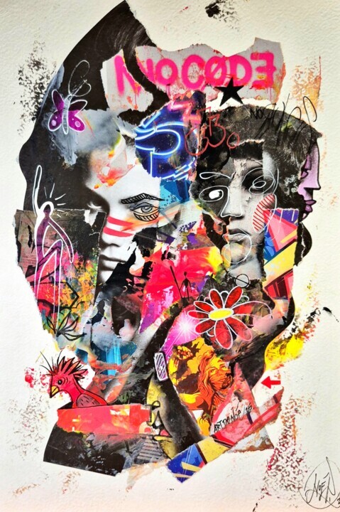 33,347 販売のためのオリジナルのコラージュ | ArtMajeur