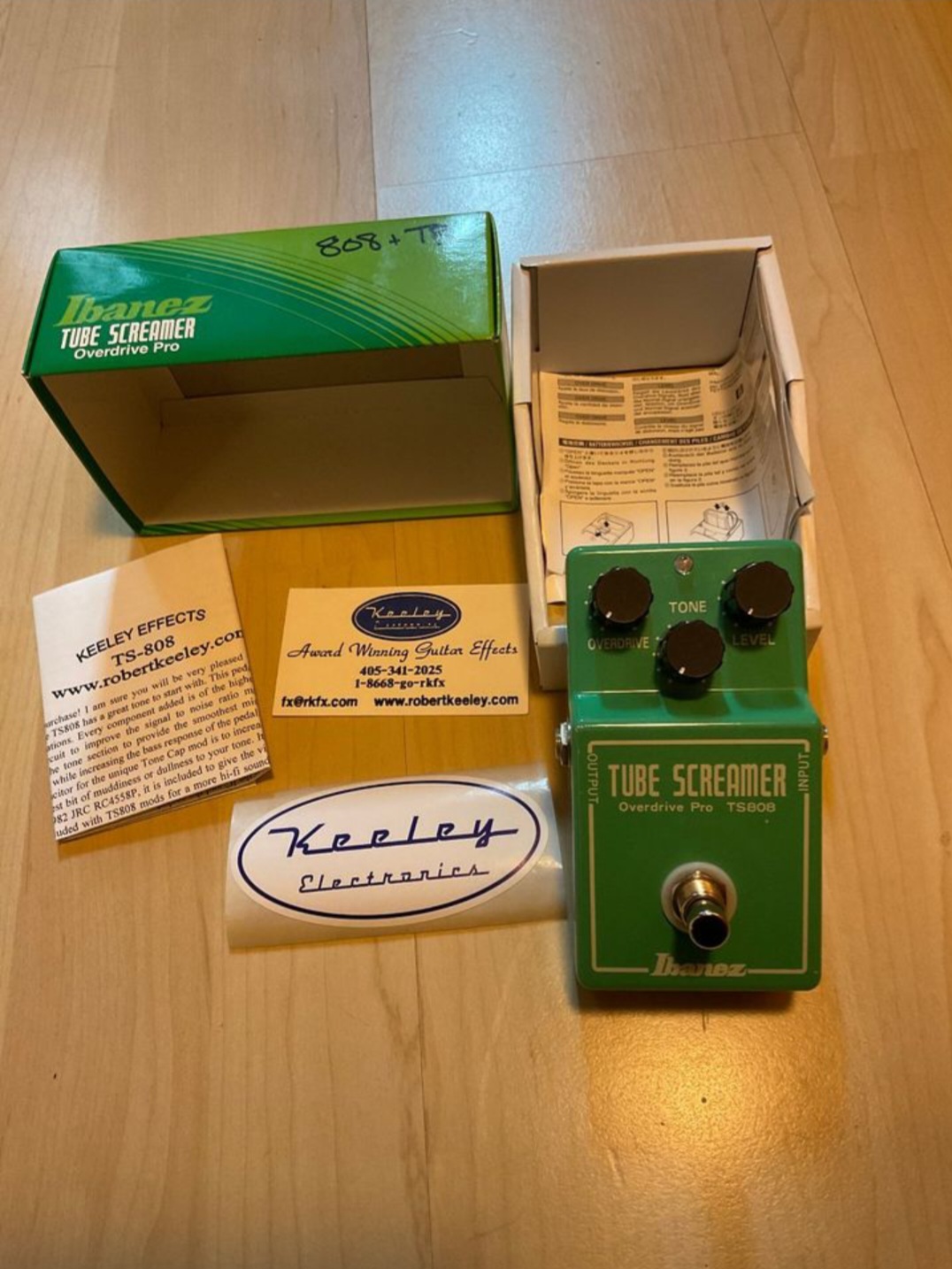TS808 Tube Screamer - Modded by Keeley Ibanez - Audiofanzine
