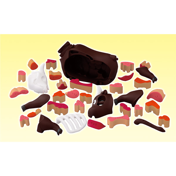 一頭買い！！特選 焼肉パズル-ウシ-｜商品情報｜メガトイ｜メガハウス