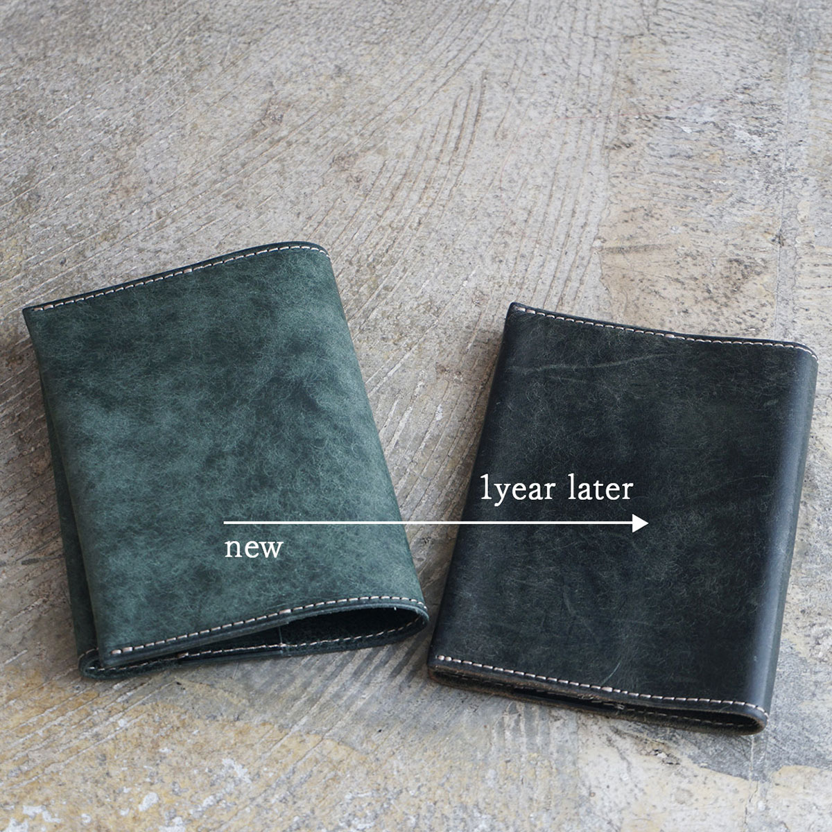 スクラッチ・オイルレザー『アルフォン・ブックカバー（単行本サイズ