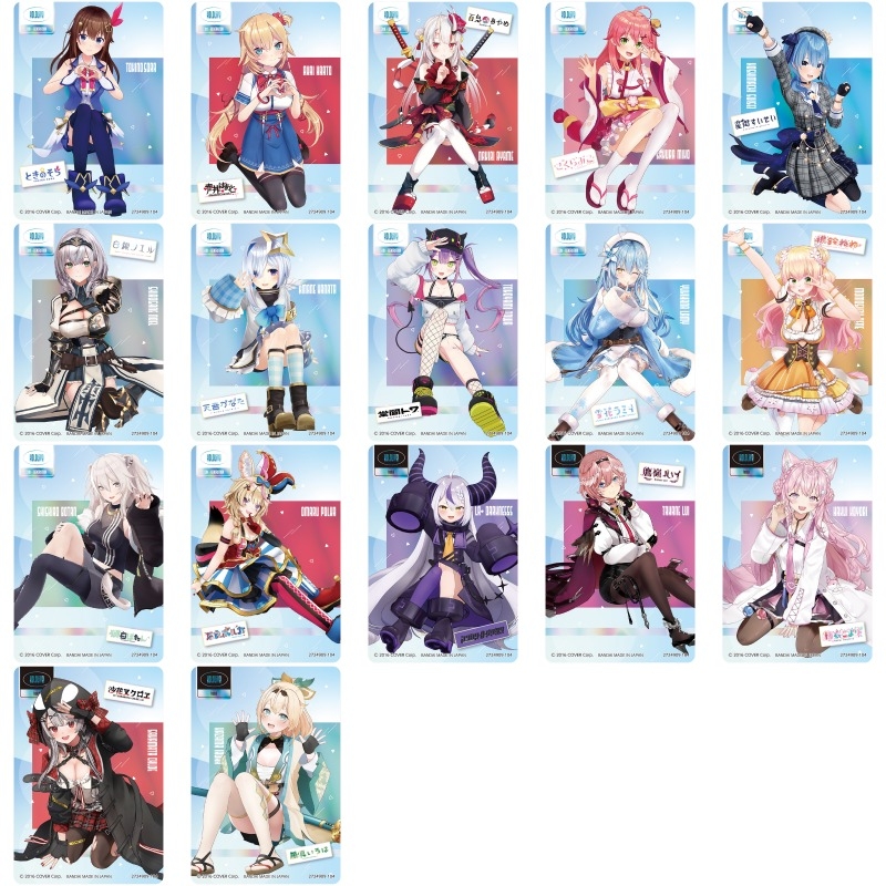 発売中】hololive クリアビジュアルカード Vol.1 | ホロライブ グッズ