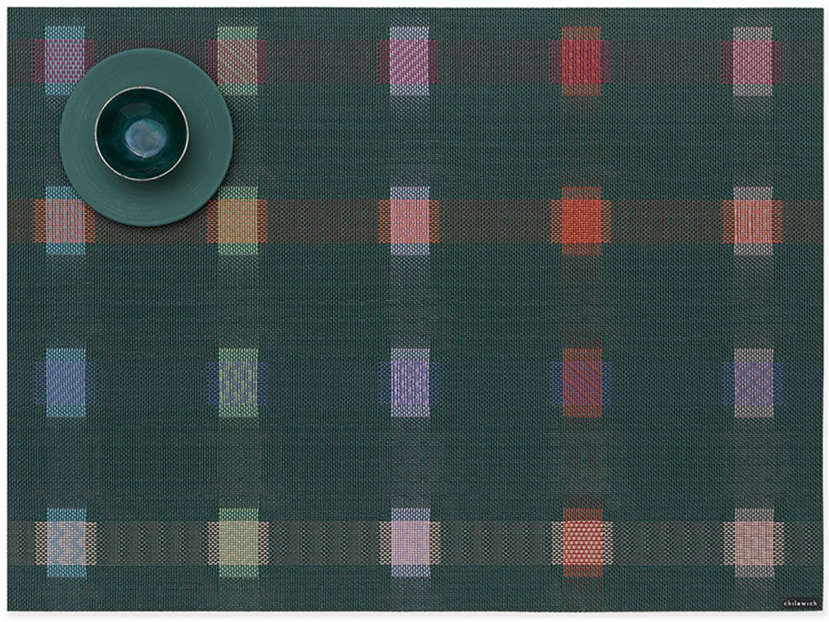 チルウィッチ ランチョンマット・サンプラー｜緑とマルチカラーの