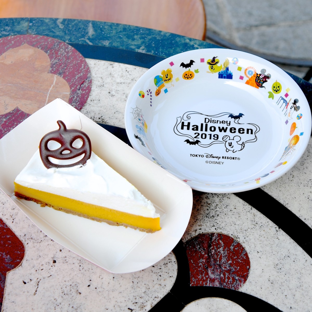 ミッキーおばけデザインスーベニアプレート付き！東京ディズニーランド
