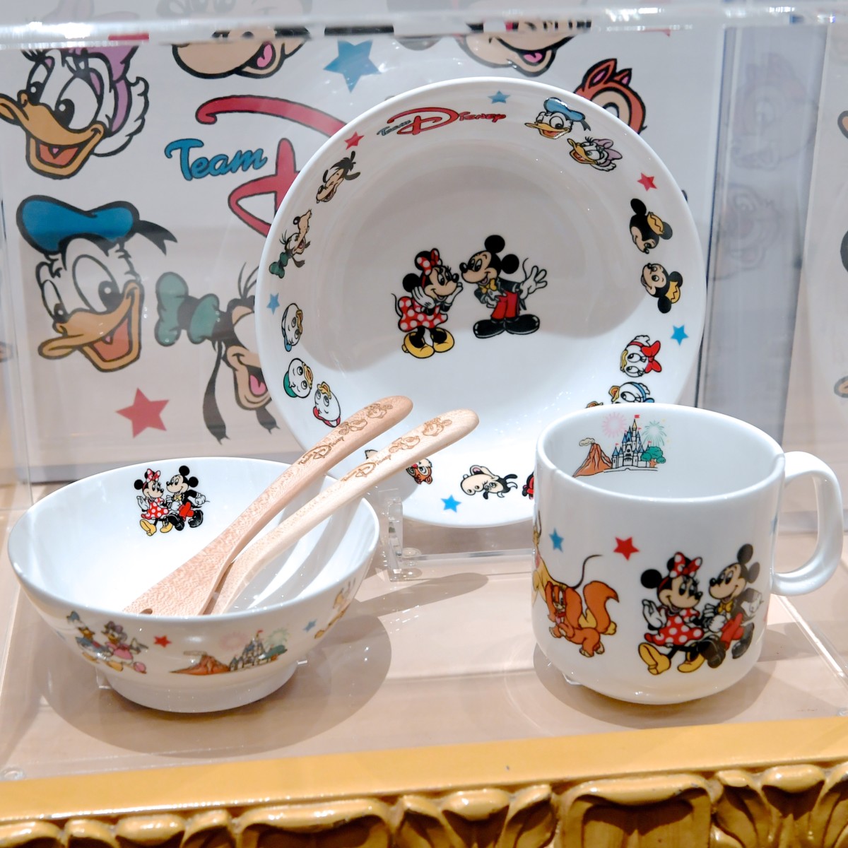 チームDisney&くまのプーさん！東京ディズニーランド「ベビー食器
