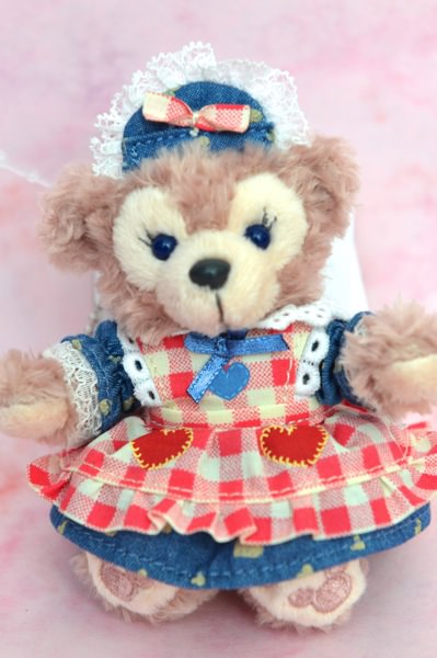 スウィートダッフィー2014♡ダッフィーシェリーメイぬいぐるみバッジ