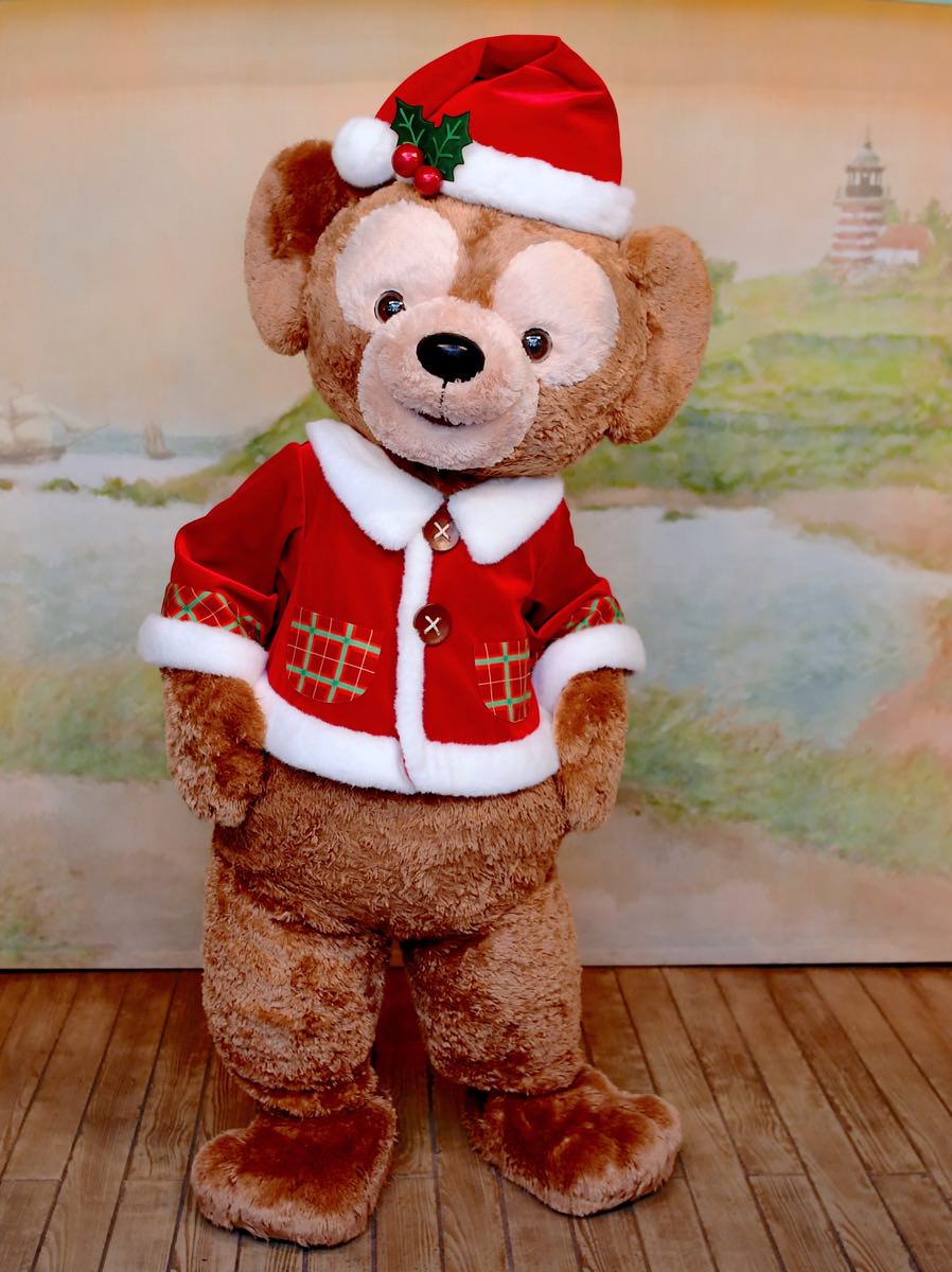 サンタ姿のダッフィー&シェリーメイ☆