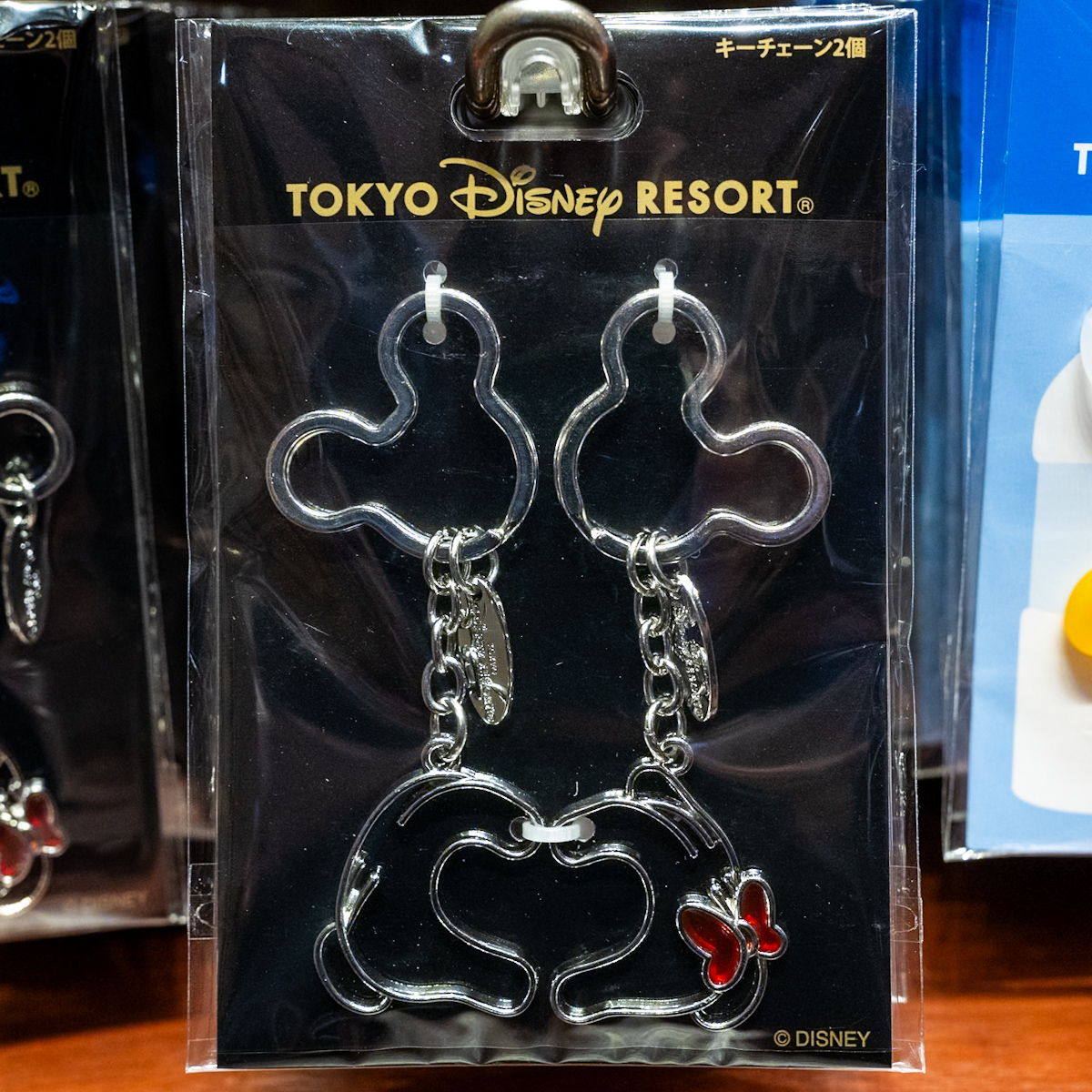 ミッキー、ミニーのグローブデザイン！東京ディズニーランド キー