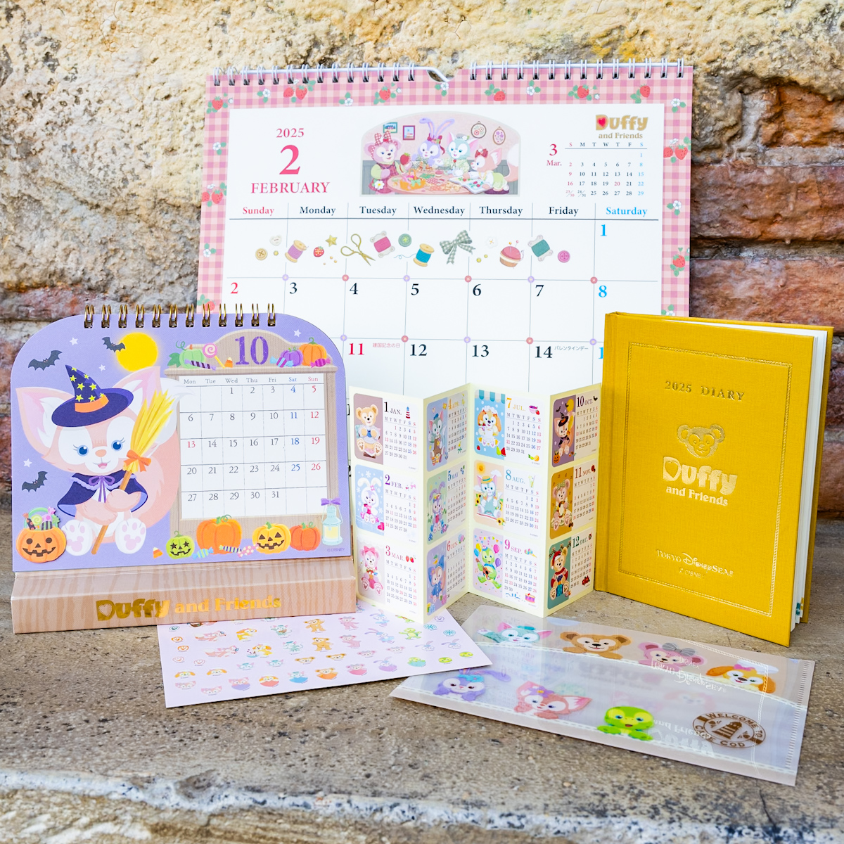 2025年用！東京ディズニーシー「ダッフィー&フレンズ」カレンダー