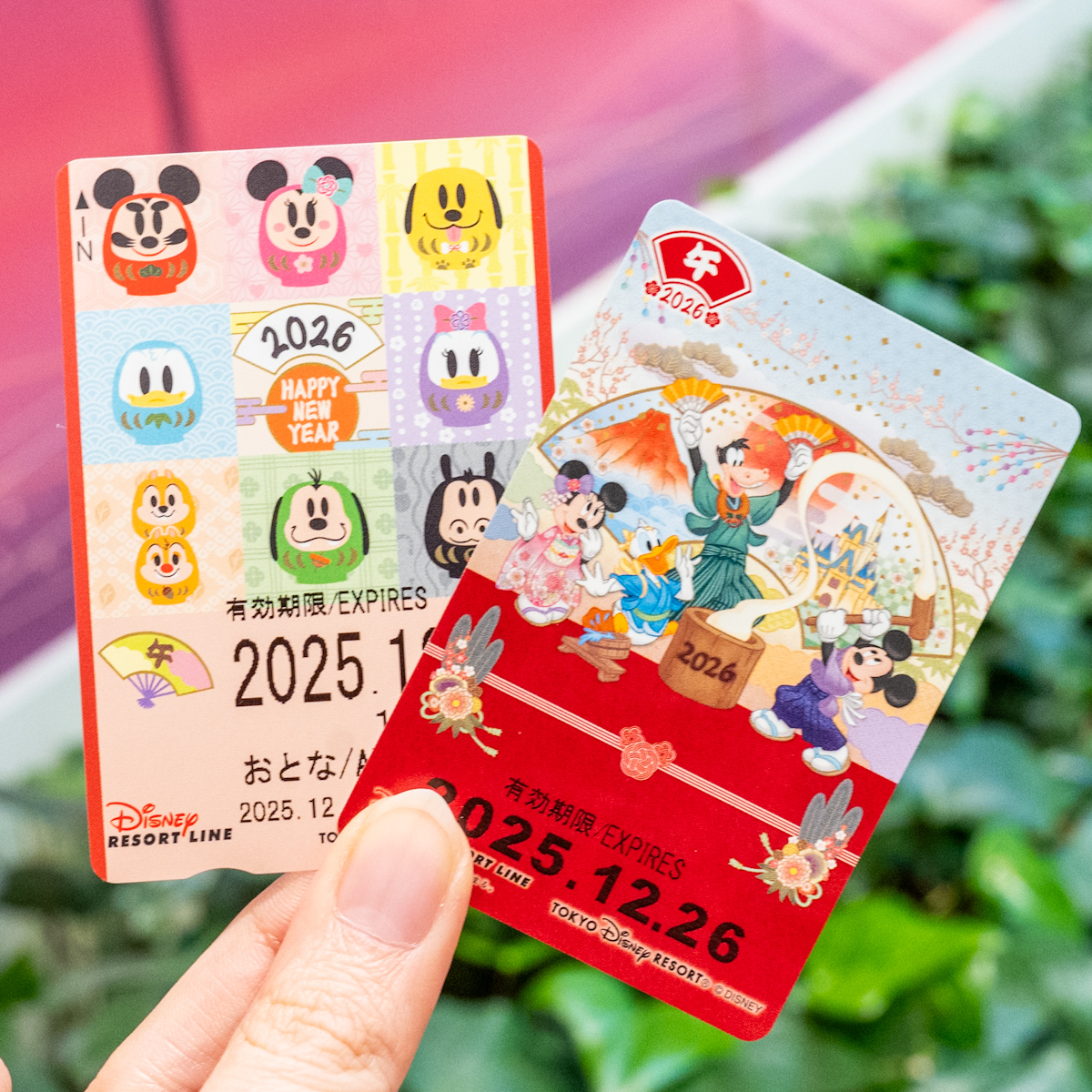 東京ディズニーリゾートのお正月2026”デザイン！ディズニーリゾート