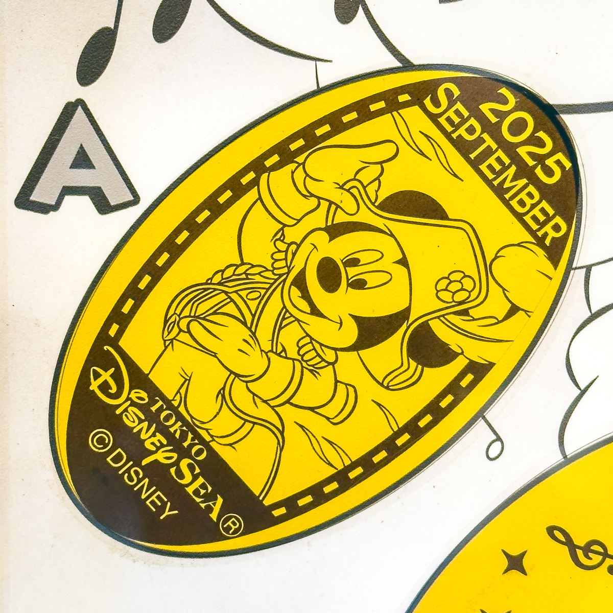 ディズニーシー子供体験達成メダル ディズニーシー子供体験達成メダル