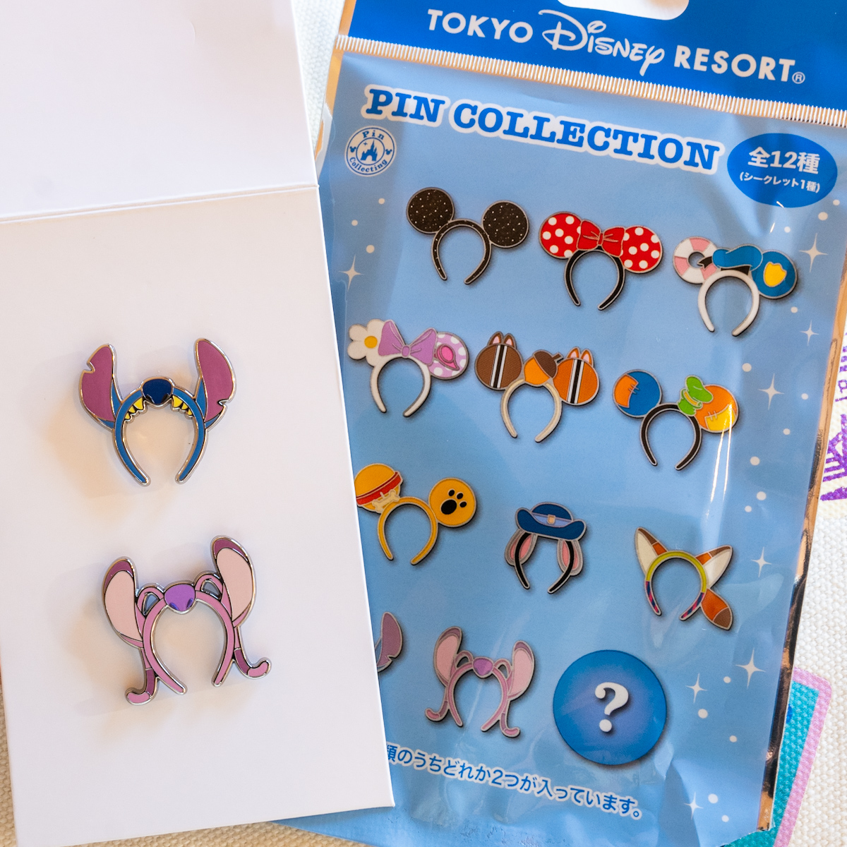 カチューシャデザイン！東京ディズニーリゾート ランダムピンバッジ