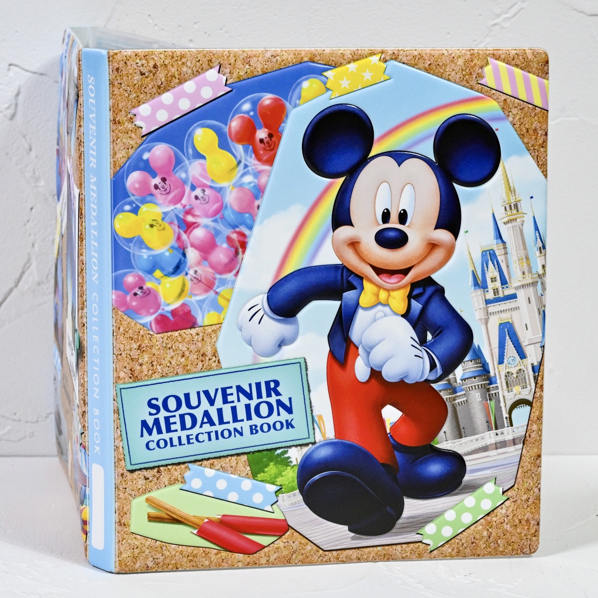 スクラップブック風デザイン！東京ディズニーランド スーベニアメダル