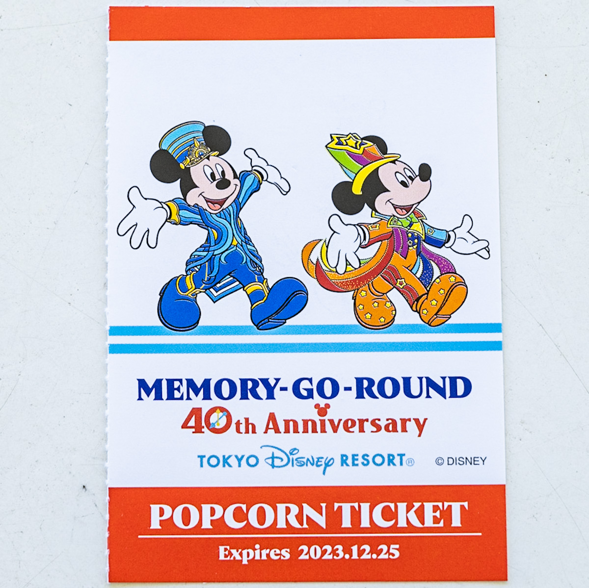 東京ディズニーリゾート25周年 チケットホルダー&使用済みチケット