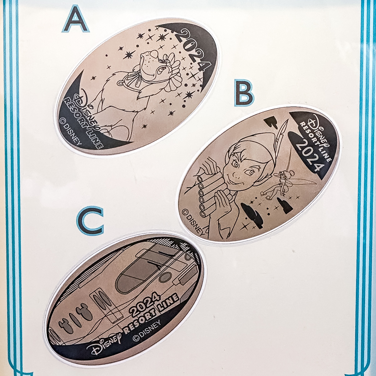 ディズニーリゾートライン2024イヤリースーベニアメダルまとめ -