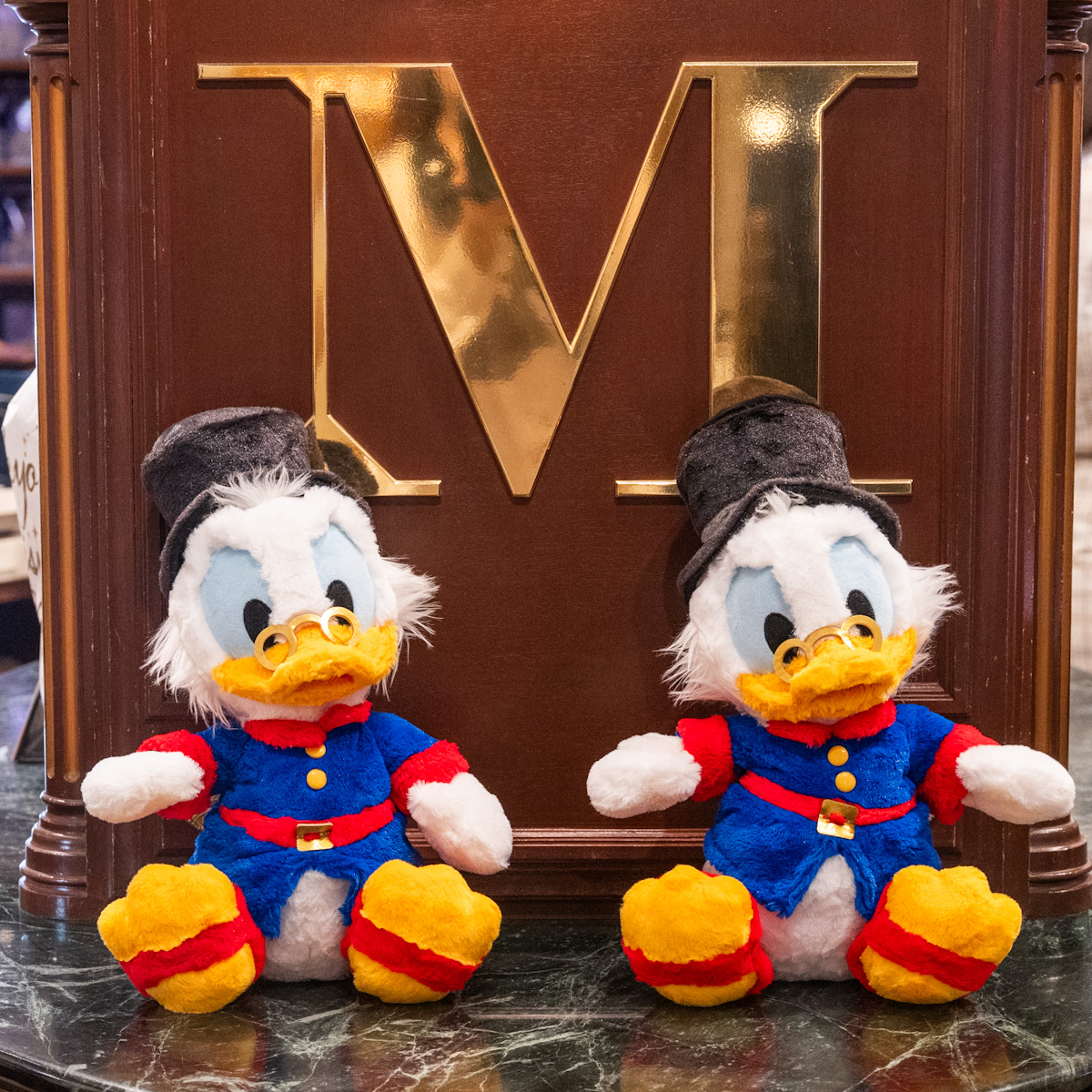 スクルージのふわふわぬいぐるみ！東京ディズニーランド フラッフィー