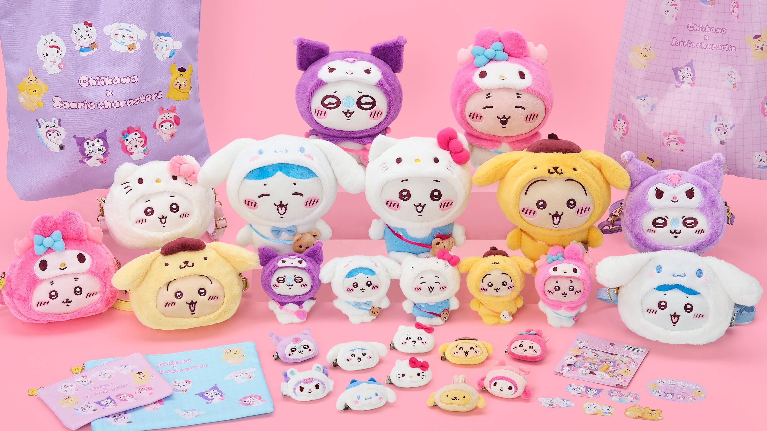 夢のコラボ】ちいかわ×サンリオでお互いになりきった新商品登場