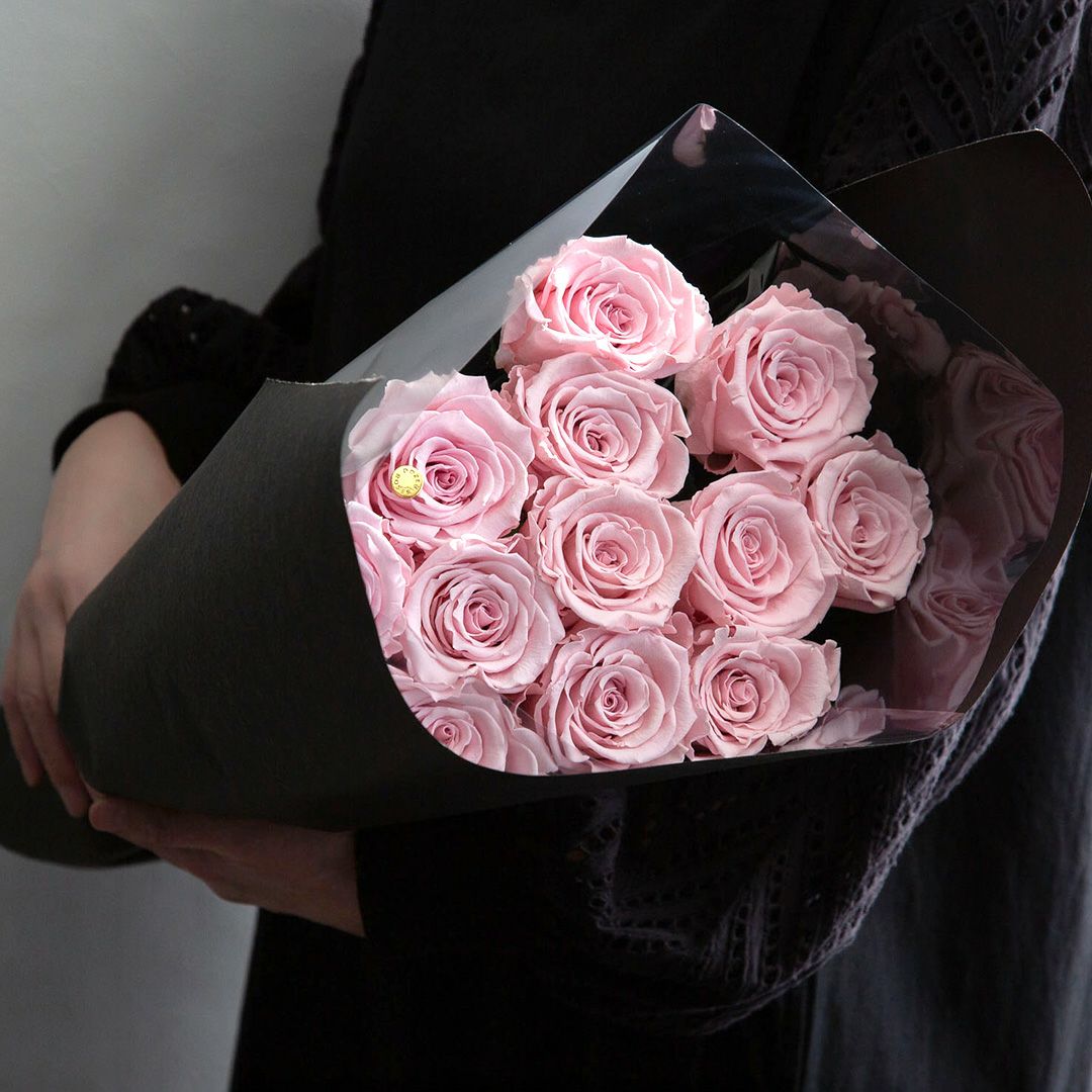 ダーズンローズ ストーリー/ピンク （プリザーブドフラワー） | 最高級