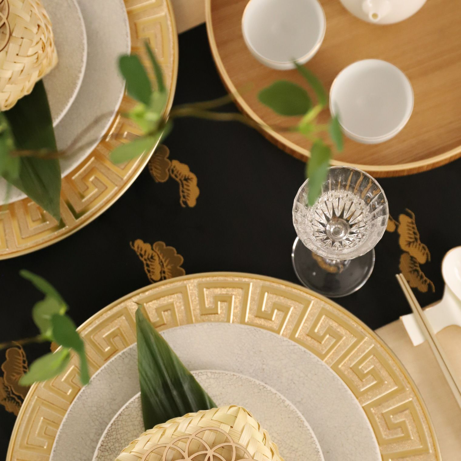 松文様 帯テーブルランナー | M苦楽園