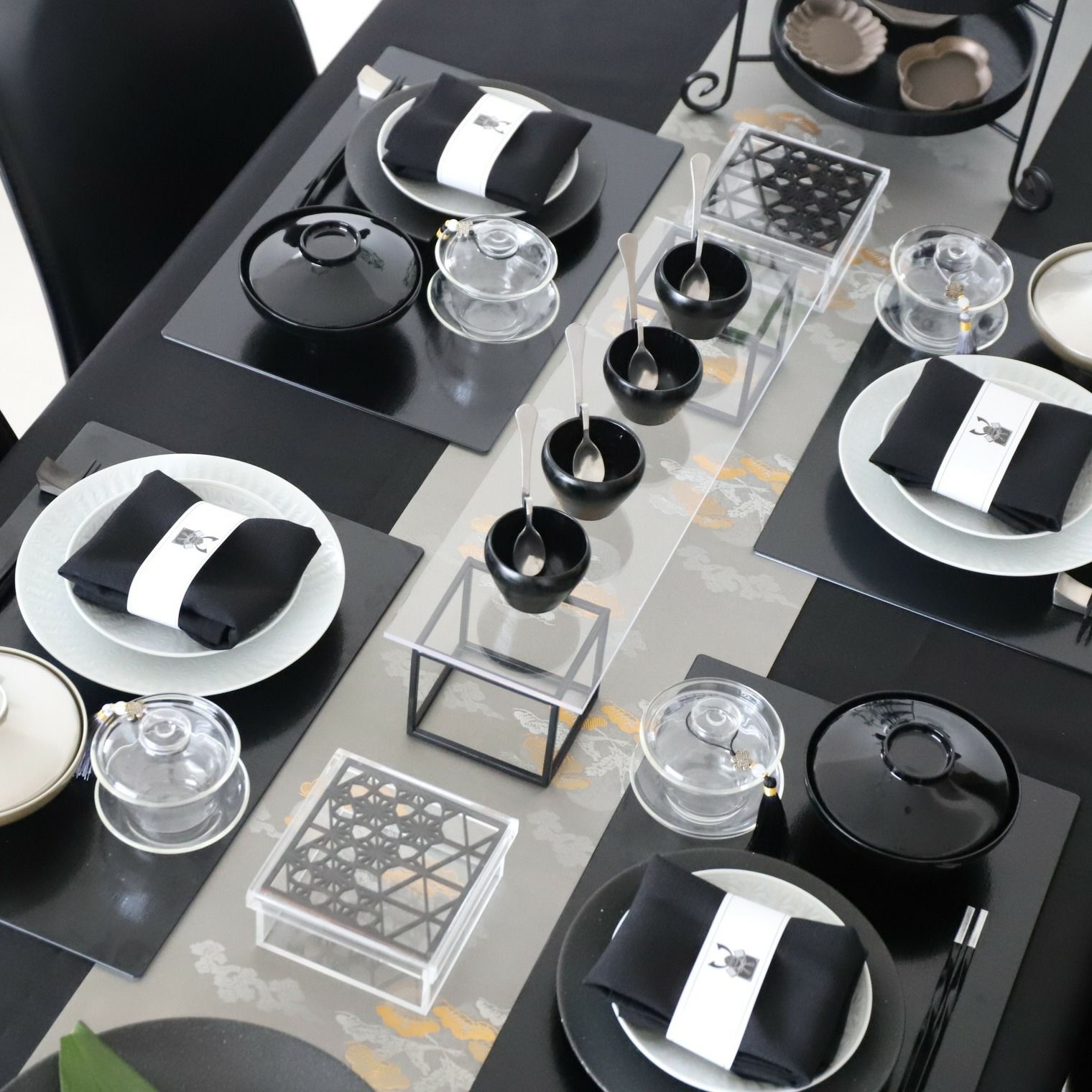 松文様 帯テーブルランナー | M苦楽園