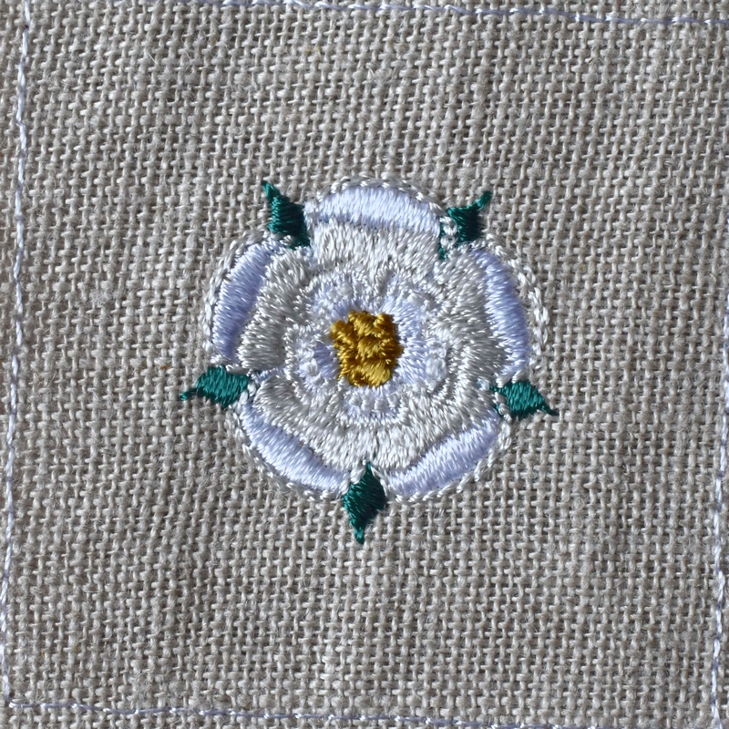 イングランドヨーク家の紋章[テューダー・ローズ_白薔薇]Tudor