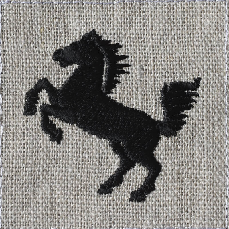 ドイツ跳ね馬の紋章[シュトゥットガルター・レスレ 馬の園