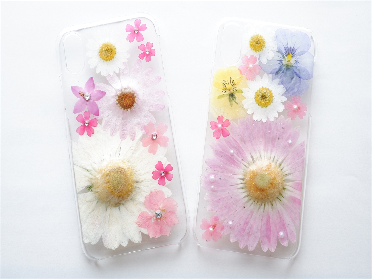 押し花スマホケースレジン資格コース | レジンアクセサリー教室 ミミ