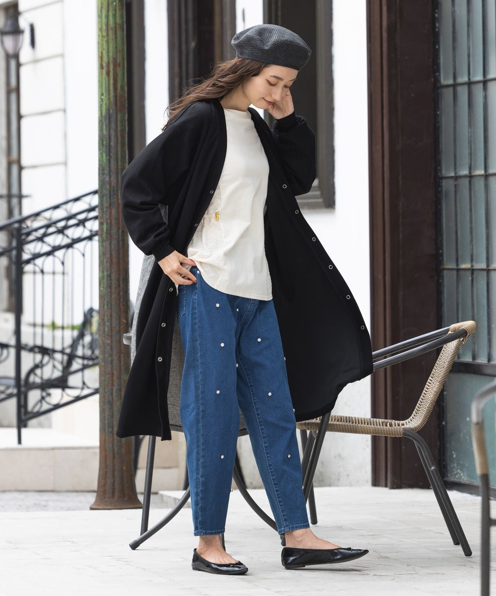 FONTLAB ツィード切替ダンボールニットコート – マインドウインド公式