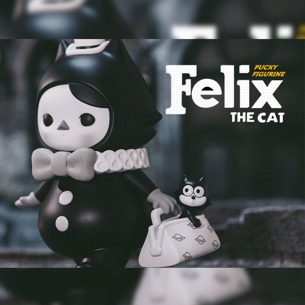 Felix the Cat x Pucky Big Art Toy Figure by POP MART - Mindzai Toy
