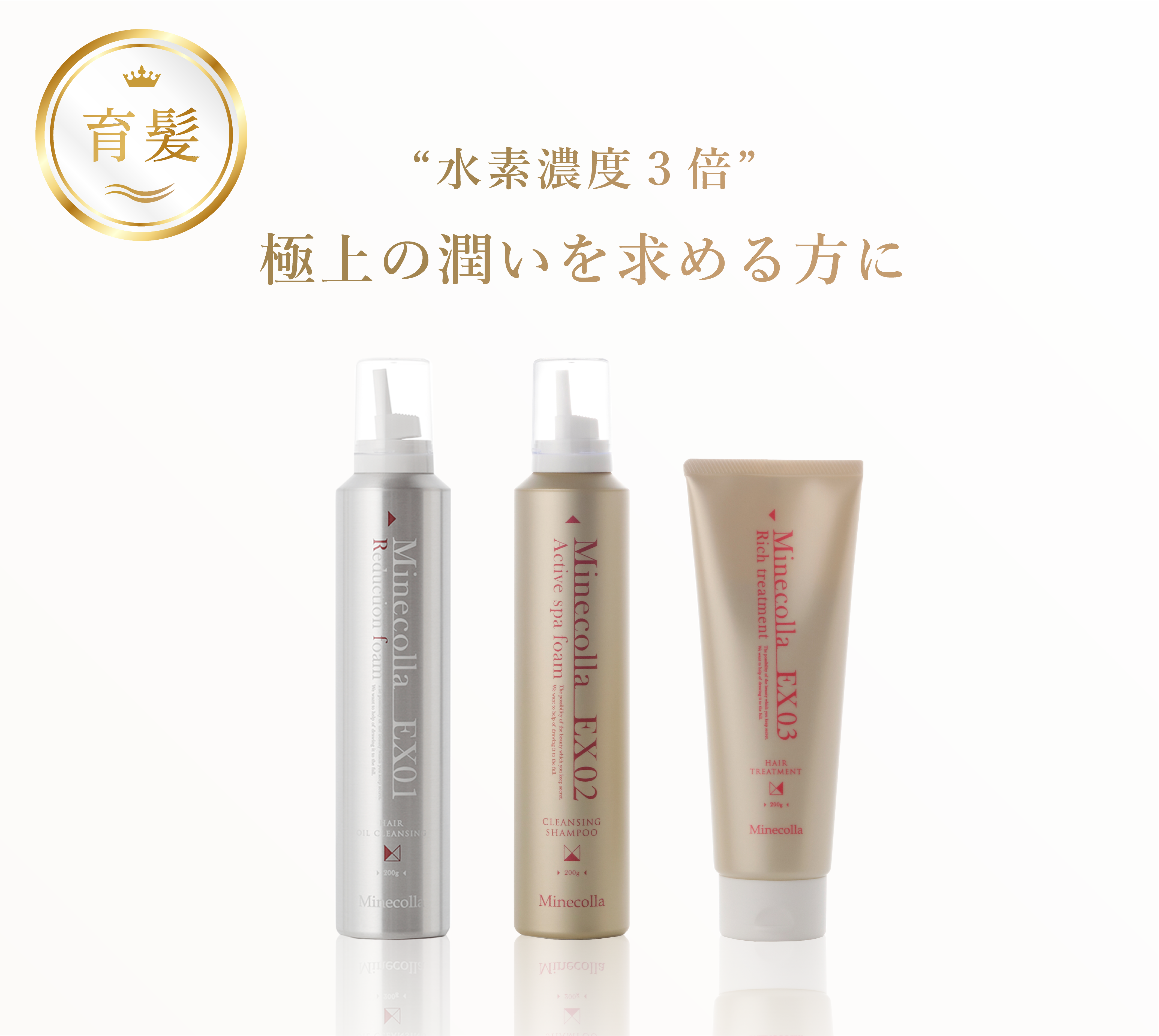 公式】ミネコラパーフェクト3｜水素で髪質改善
