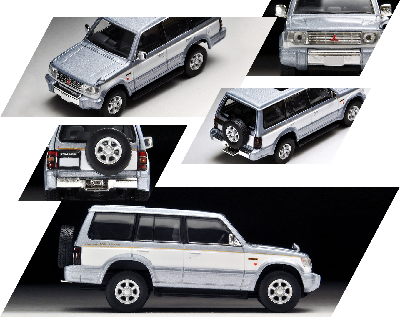 LV-N189a・LV-N189b パジェロ スーパーエクシードZ（銀/白）/（銀/青