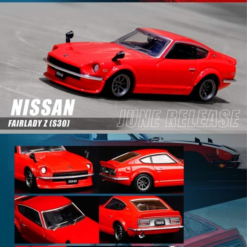 INNO64 NISSAN FAIRLADY Z (S30) Red - MINIATURE TOY SHOP