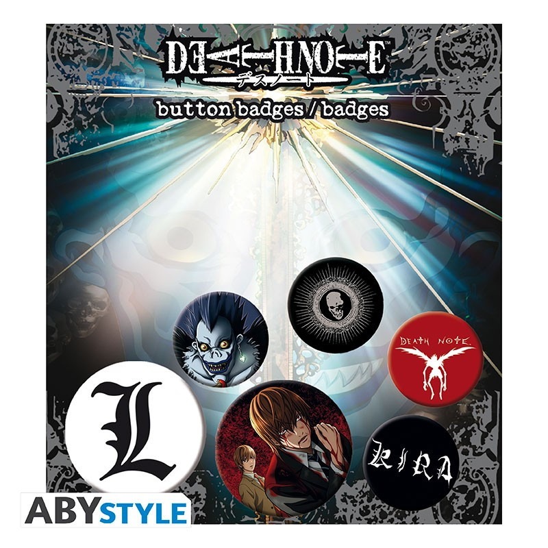 Death Note - Set of 6 Pin Badges
