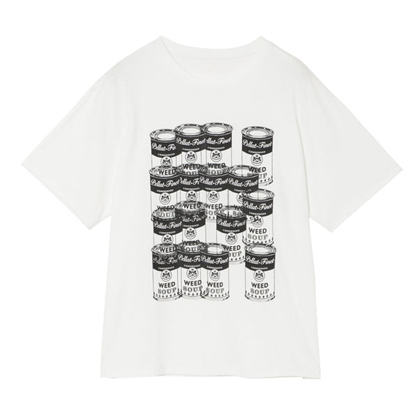 ユニセックス Tシャツ ウィードスープ ホワイト – MINIMAL WARDROBE