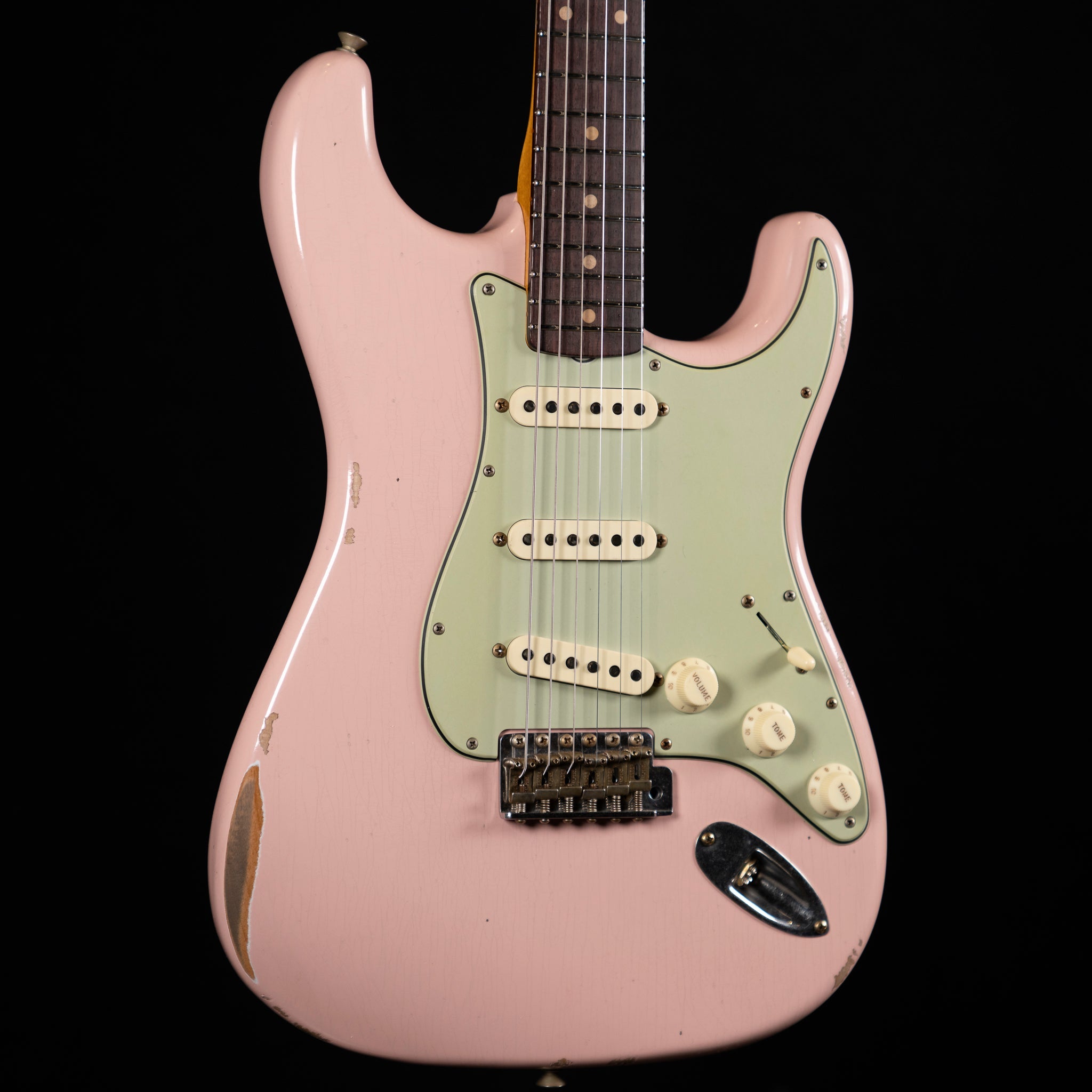 Fender Custom Shop '62 Stratocaster Relic | Shell Pink Rosewood Neck