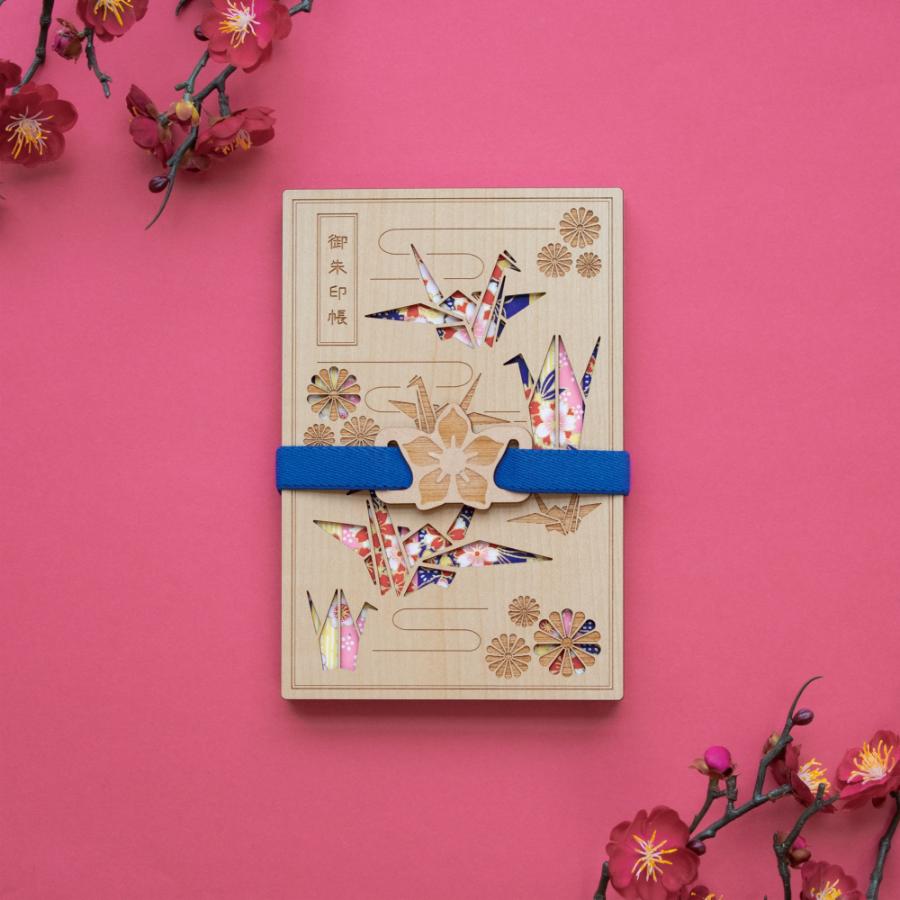 CRU-CIAL＞木の表紙の御朱印帳「千代鶴」と選べるバンド セット | 東京