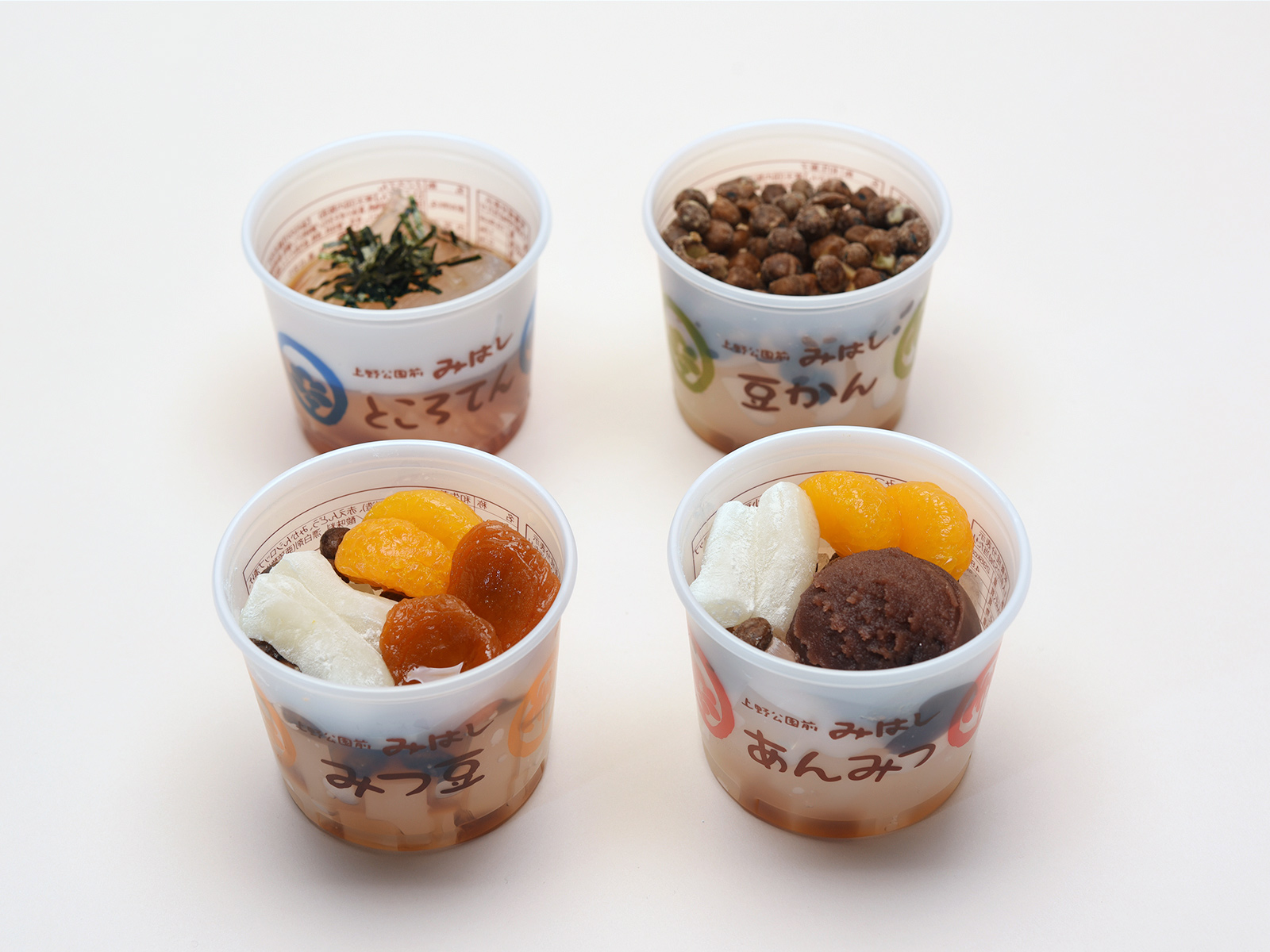 あんみつバラエティセット｜上野公園前 あんみつ みはし オンライン