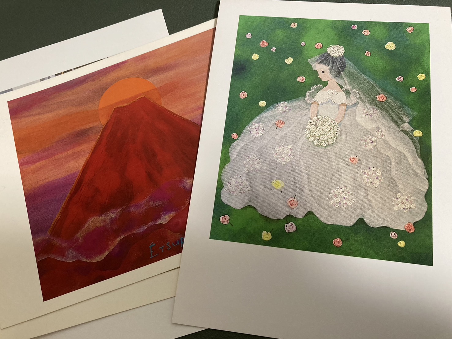 鈴木悦郎先生の絵画春告げ花