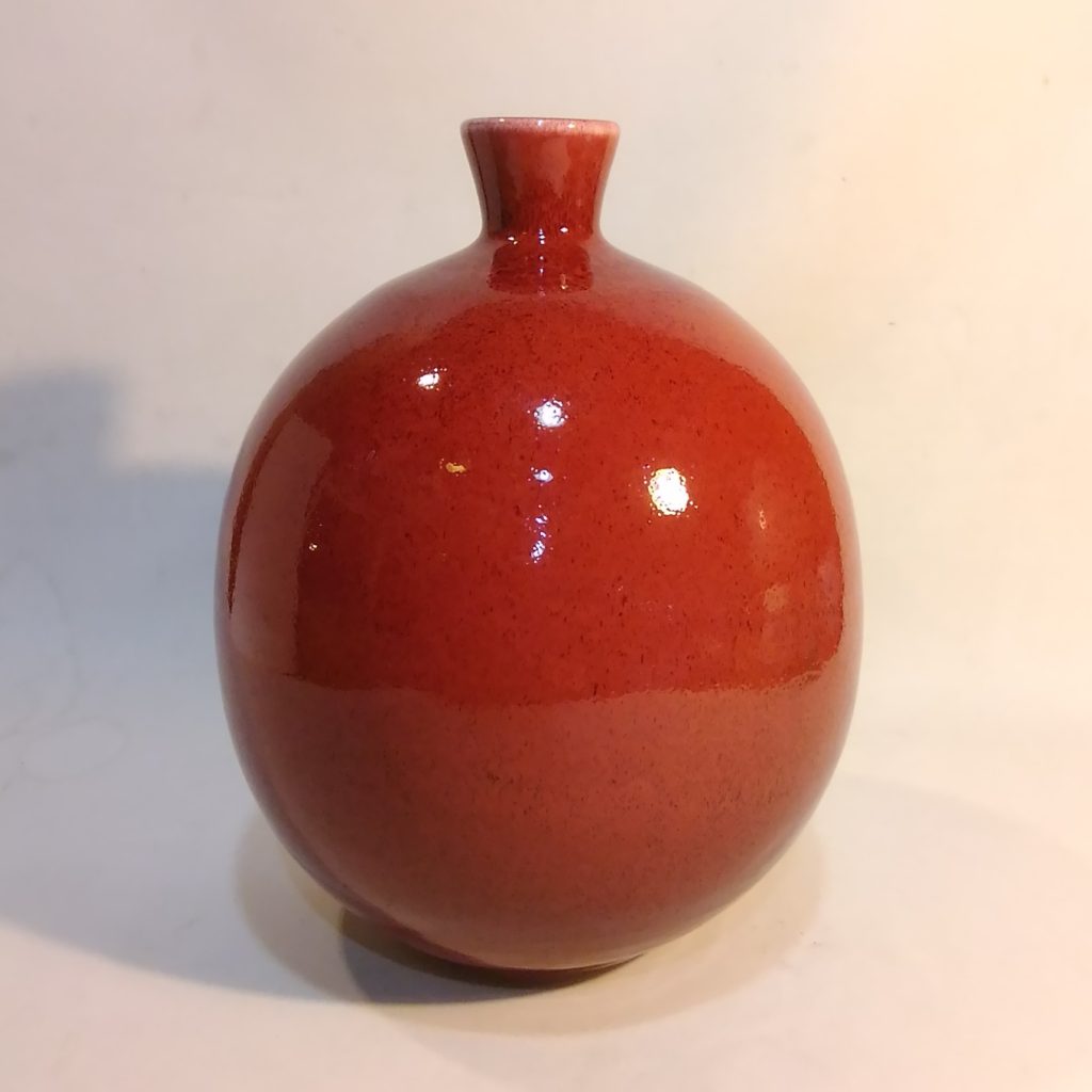 辰砂釉壷です。 | 三池焼ホームページ